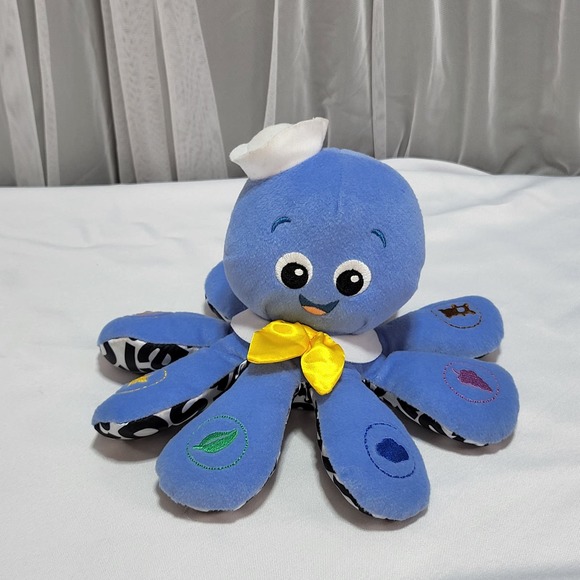 Baby Einstein Plush Octopus Multilingual Music Talking Toy Stuffed Animal Works - Picture 1 of 8